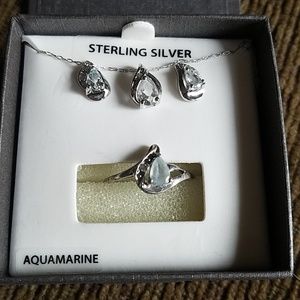 Ring,  size 8. Earrings & necklace set